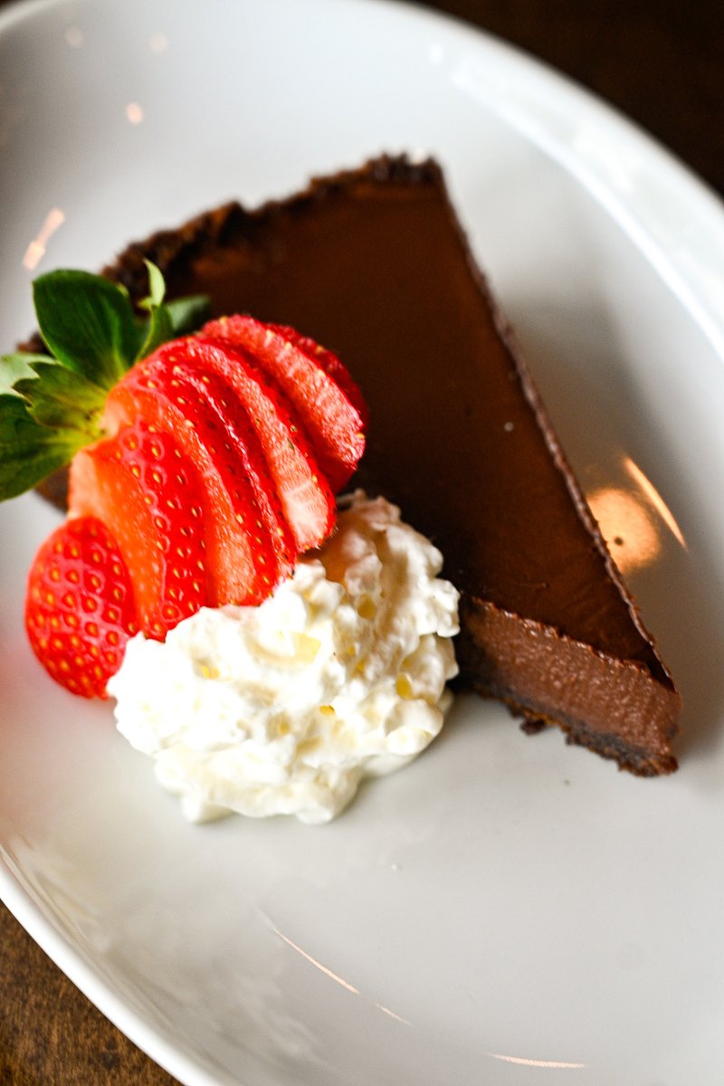 Wrap up your meal with a sweet finish - our Chocolate Red Wine Tart.

📸:  Chocolate Red Wine Tart