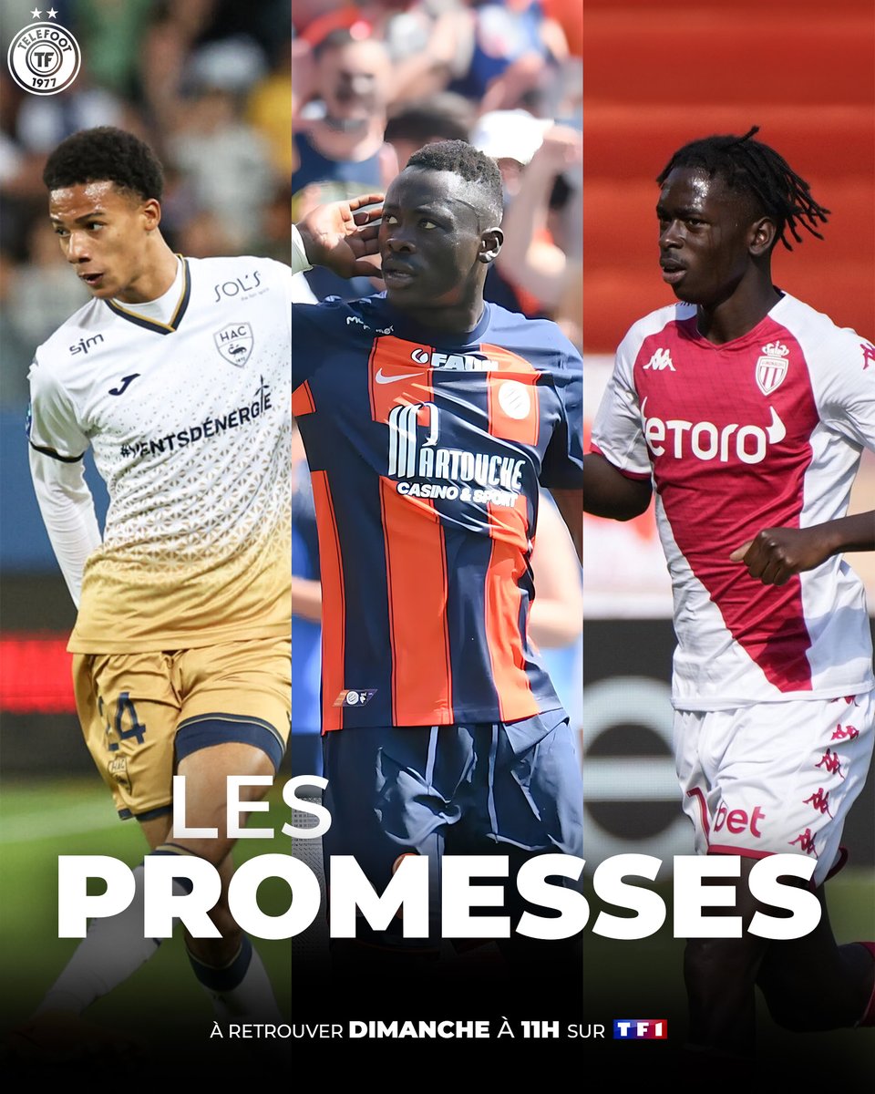 Ils s'appellent Amir Richardson (Reims), Akor Adams (MHSC), et Soungoutou Magassa (AS Monaco) et sont le futur de la Ligue 1 💎 Dimanche dès 11h dans Téléfoot, découvrez ces talents de demain, dans un sujet de @BastienAL !