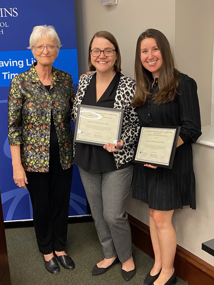 Johns Hopkins Center for Gun Violence Solutions (@jhu_cgvs) on Twitter photo Congrats to our <a href="/lisabgeller/">Lisa Geller, MPH</a> and @spencecantrell on being selected as <a href="/JohnsHopkinsSPH/">Johns Hopkins Bloomberg School of Public Health</a> Excellence in US Public Health Practice Award recipients!
W/ @everytown they co-authored a guide on how to effectively implement extreme risk laws to help save lives: publichealth.jhu.edu/2023/new-repor… Congrats to our <a href="/lisabgeller/">Lisa Geller, MPH</a> and @spencecantrell on being selected as <a href="/JohnsHopkinsSPH/">Johns Hopkins Bloomberg School of Public Health</a> Excellence in US Public Health Practice Award recipients!
W/ @everytown they co-authored a guide on how to effectively implement extreme risk laws to help save lives: publichealth.jhu.edu/2023/new-repor…