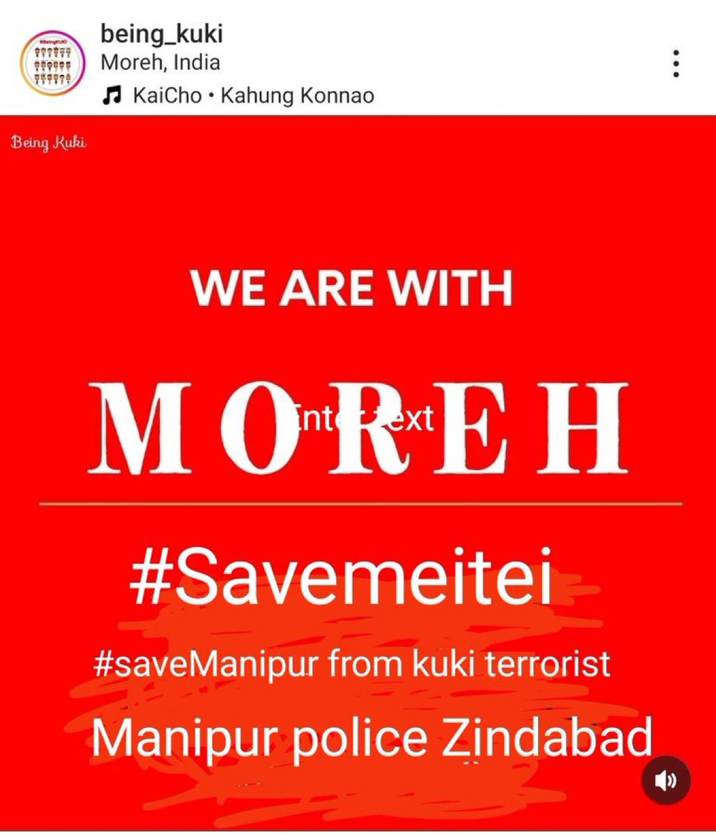 SaveMeitei's tweet photo. ‼️Abrogate SoO with #KukiMilitants‼️
It’s better late than never. Let’s abrogate SoO with the #KukiMilitants and flush out all the #ChinKukiZoMilitants from the soil of Manipur. Current developments from Moreh where the SoO camps were empty during an operation launch by the security force, the apprehended 32 Burmese among #kuki community, assassination of police officer Ch. Anand, see proof that there has been always a threat to the security of nation.
#SaveMeitei #SaveManipur #AbrogateSoO