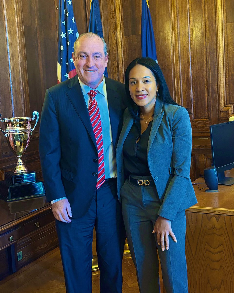 It was an honor meeting Staten Island Borough President Vito Fossella today. Thank you for the inspiring conversation on our beautiful borough's future.