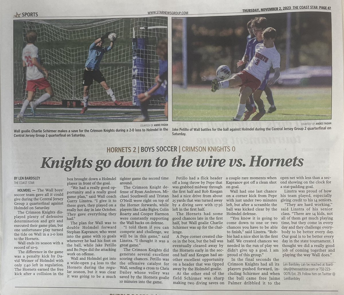 PetilloJake's tweet photo. Two great articles about my team in the Coast Star. Thank you @StarNewsGroup https://t.co/OW0QL1msVq