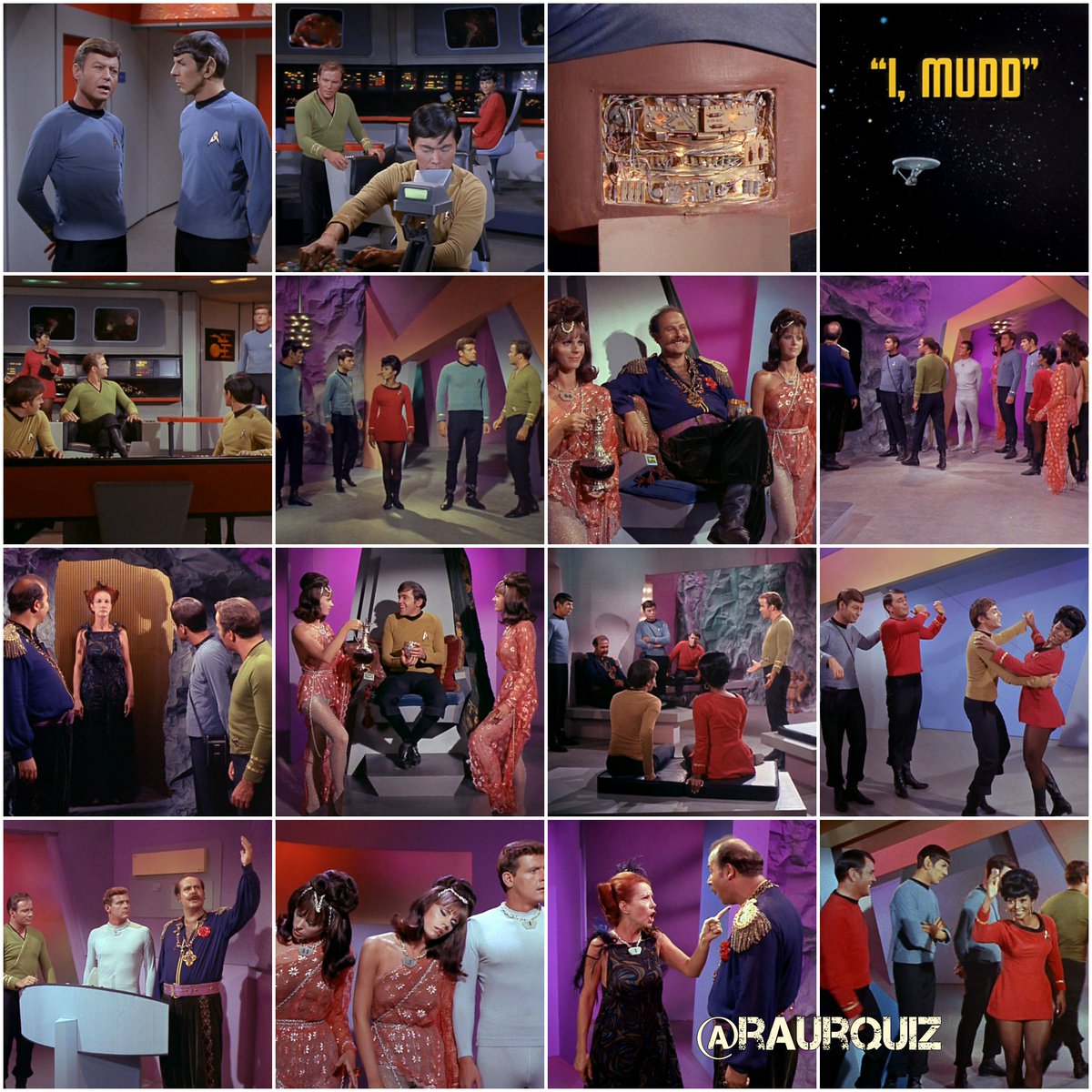 raurquiz's tweet photo. #otd #startrek #imudd #kirk #spock #mccoy #bones #uhura #sulu #chekov #scotty #harrymudd #Norman #alice #StellaMudd #LtRowe #Jordan #startrek57 @TrekMovie @TrekCore @StarTrek @StarTrekOnPPlus @WilliamShatner https://t.co/HOcTvBjTrk