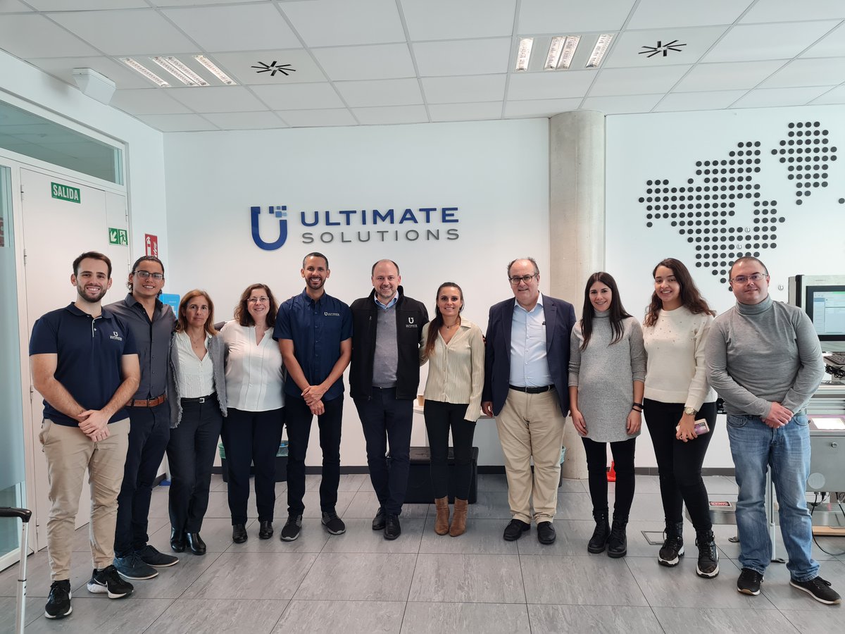 usolutionspr's tweet photo. ��Open House” Ultimate Solutions en España
Varias empresas y asociaciones sectoriales del clúster farmacéutico y de dispositivos médicos de España visitaron nuestras oficina en Madrid para ver y conocer nuestros productos con las integraciones de serialización de Systech. https://t.co/O0hYvFC5er