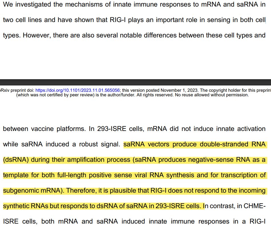 #saRNA #vaccine #covid #innate #RIG-I #5mC #modification
one more study of 5mC modification to the innate immune response in self-amplifying vaccine platform
biorxiv.org/content/10.110…