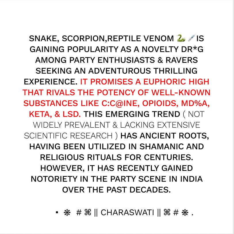 tarinidixit's tweet photo. Knowledge is power 💪 Trip Safely #ElvishYadav #RaveParty https://t.co/GxkMMV1Br3