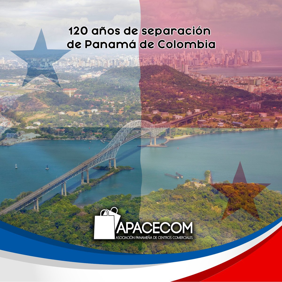 apacecompanama's tweet photo. 🎉¡Celebremos juntos los 120 años de independencia de Panamá con Colombia!🇵🇦🤝🇨🇴 Un vínculo histórico que nos llena de orgullo y hermandad. Vive con pasión este Mes de la Patria y gritemos al mundo ¡Viva Panamá! 🎇🎆 #120años #Independencia #VivaPanamá #MesdelaPatria ✨🙌✨ https://t.co/8Pj1PtYJvs