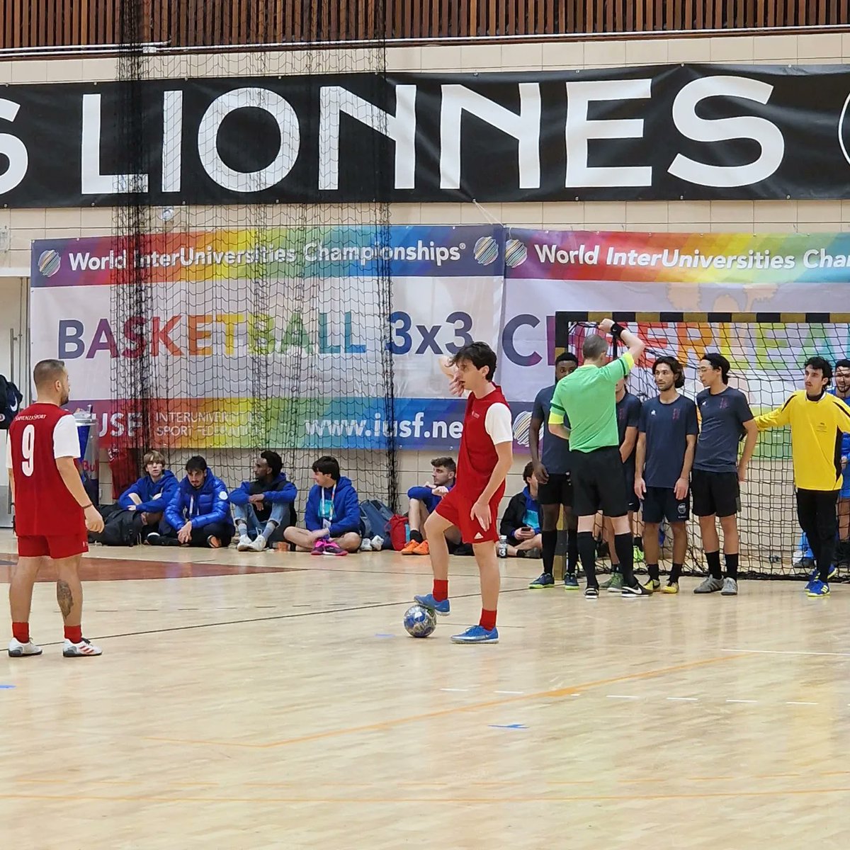 SportSapienza's tweet photo. ⚽️ #WUIC Paris 2023: day 2 - Si ferma agli ottavi di finale la corsa del team #Sapienza di #calcioa5.
👏🏼 Un grande applauso va comunque fatto ai nostri ragazzi, che non hanno sfigurato alla loro prima partecipazione assoluta ai campionati interuniversitari!
#ForzaSapienza🔴⚪️ https://t.co/slpUp3Nbo3