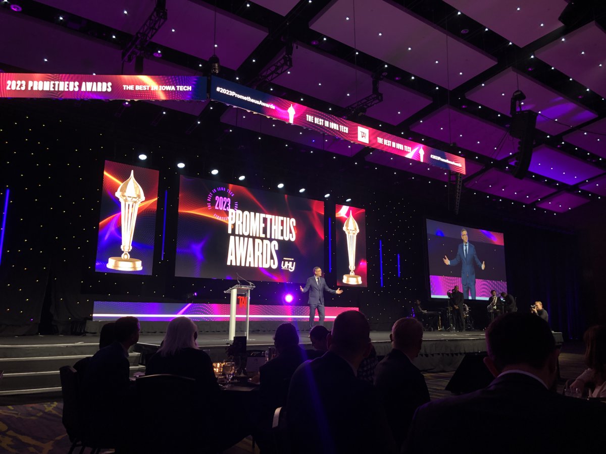 davisbrownlaw's tweet image. Last night, Dentons was a sponsor and presenter at the 18th Annual Prometheus Awards, a celebration of the very best in Iowa tech. Hosted by @TechnologyIowa, this event is a yearly source of inspiration for our tech community in Iowa.
#Dentons #UniteIowaTech