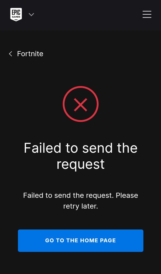 Hey <a href="/FortniteStatus/">Fortnite Status</a> on October 31st I brought the crew pack and I received the cosmetics and 1000 v-bucks but didn't get the 950 v-bucks bc I already owned the battle pass (last season) and been trying to contact player support for Last few days but it says failed to send request