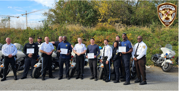 PGSheriff_PIO's tweet photo. Congratulations to Cpl. Philip M. Turner #472 for Completing 80 hours of US Park Police Motor School! The Office of the Sheriff is very Proud, and keep up the excellent work.
#PGSO
#workinghard
#workingtogether https://t.co/qg7LDwqQZL