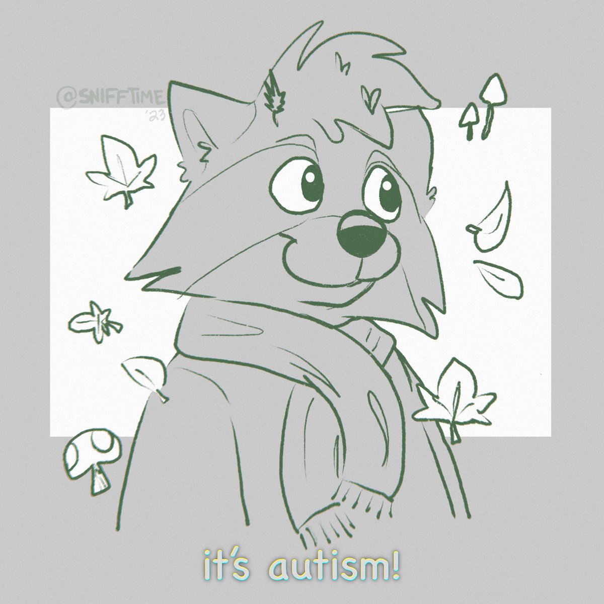 snifftime's tweet photo. 🍁🍂 it’s autism! 🍂🍁 https://t.co/1rAGDzVade