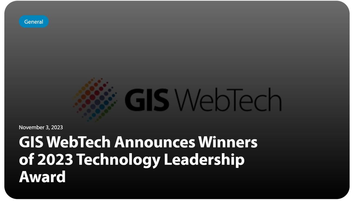 Congrats Melanie Moore, Antony Burton &amp; Dat Nguyen, winners of the 2023 GIS WebTech Award for leadership in technology for #economicdevelopment!We are honored to recognize outstanding work in advancing the application of technology to the #econdev profession.See blog for details!