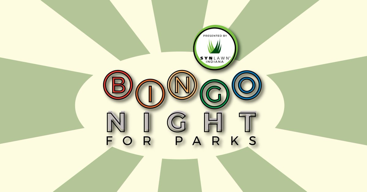 Bingo. Drinks. Prizes. Is there anything better? 

We're excited to support our friends at <a href="/ParksAllianceIN/">The Parks Alliance</a> for their BINGO Night for Parks presented by <a href="/SynlawnIndiana/">SYNLawn Indiana</a> on 11/27. 

Secure your tickets below ⬇️
bit.ly/3s21Uay

#BINGOforParks #GivingTuesday