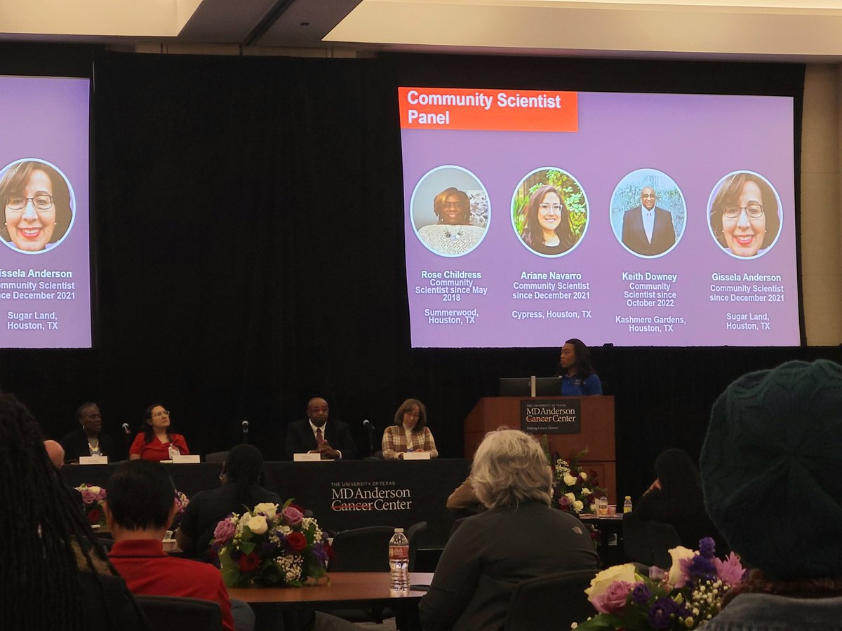 It's limiting to not show other perspectives.

-Ariane Navarro, Community Scientist Panelist, spoke about her motivation for joining the program that educates researchers on the lived experience of diverse patients. 

#PowerOfOne #MDACC