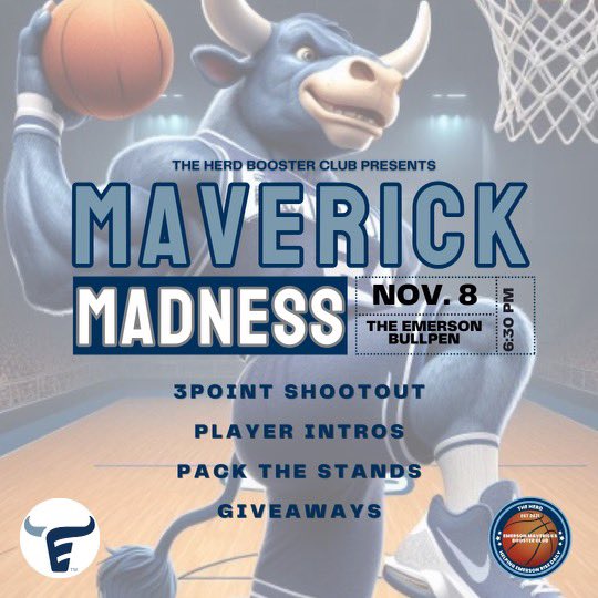 🥁 🥁 @EhsmavsBhoops is gearing up for an amazing season. Come out 11/8 meet the players, coaches and have a lil MAVERICK fun. #packthestands #Maverickaction #winateverything #stayhumble #itsMajor💙 #MAVERICKMADNESS