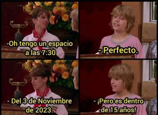 Si señores, pasaron 15 años y los gemelos ya pueden ir a comer al restaurante