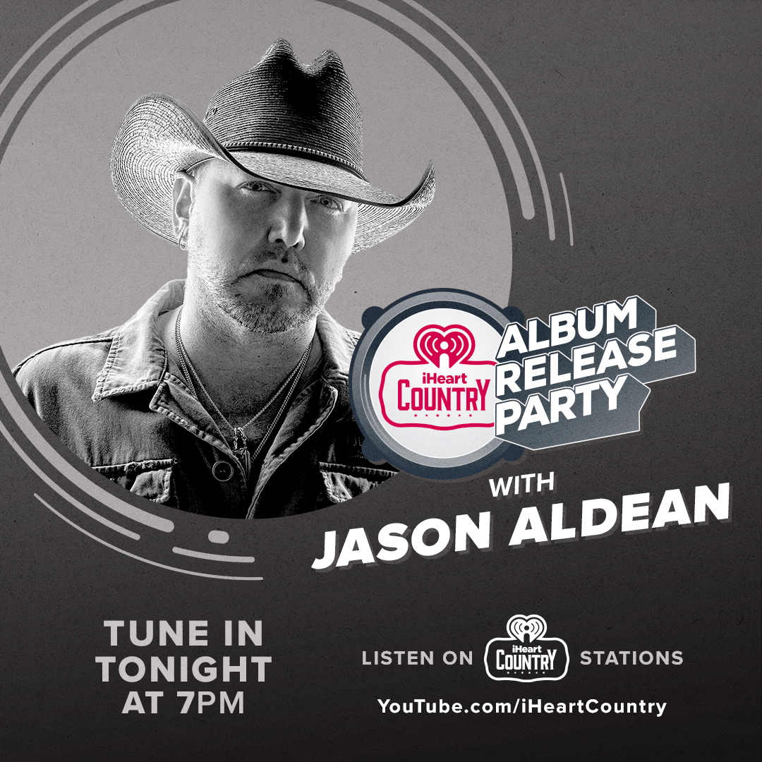 Jason Aldean (@jason_aldean) on Twitter photo Tonite we’re havin a party over at <a href="/iHeartCountry/">iHeartCountry</a> to celebrate my new album 'Highway Desperado.' Tune in at 7PM ET at YouTube.com/iHeartCountry #iHeartJasonAldean Tonite we’re havin a party over at <a href="/iHeartCountry/">iHeartCountry</a> to celebrate my new album 'Highway Desperado.' Tune in at 7PM ET at YouTube.com/iHeartCountry #iHeartJasonAldean