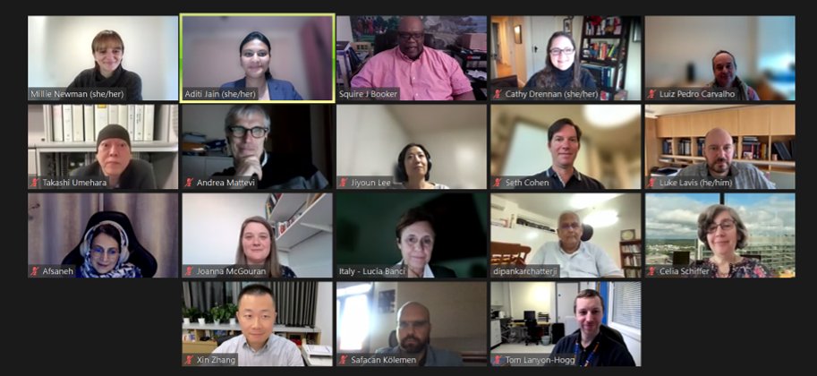 ACS Publications Bio & Med Chem Content (@acsbiomed) on Twitter photo The ACS Bio & Med Chem Au Editorial Advisory Board met to plan the journal's future.
Thank you: <a href="/BookerMan_PSU/">Squire J. Booker</a> <a href="/ALavasanifar/">Afsaneh Lavasanifar</a> @LuizCarvalhoLAB @Drennan_Lab <a href="/safacankolemen/">Safacan Kolemen</a> <a href="/TomLanyonHogg/">Tom Lanyon-Hogg</a> <a href="/McGouranGroup/">McGouran Group</a> <a href="/kfzhangxin/">Xin Zhang</a> et al.
Explore ACS Bio & Med Chem Au 👉 go.acs.org/6M9 The ACS Bio & Med Chem Au Editorial Advisory Board met to plan the journal's future.
Thank you: <a href="/BookerMan_PSU/">Squire J. Booker</a> <a href="/ALavasanifar/">Afsaneh Lavasanifar</a> @LuizCarvalhoLAB @Drennan_Lab <a href="/safacankolemen/">Safacan Kolemen</a> <a href="/TomLanyonHogg/">Tom Lanyon-Hogg</a> <a href="/McGouranGroup/">McGouran Group</a> <a href="/kfzhangxin/">Xin Zhang</a> et al.
Explore ACS Bio & Med Chem Au 👉 go.acs.org/6M9