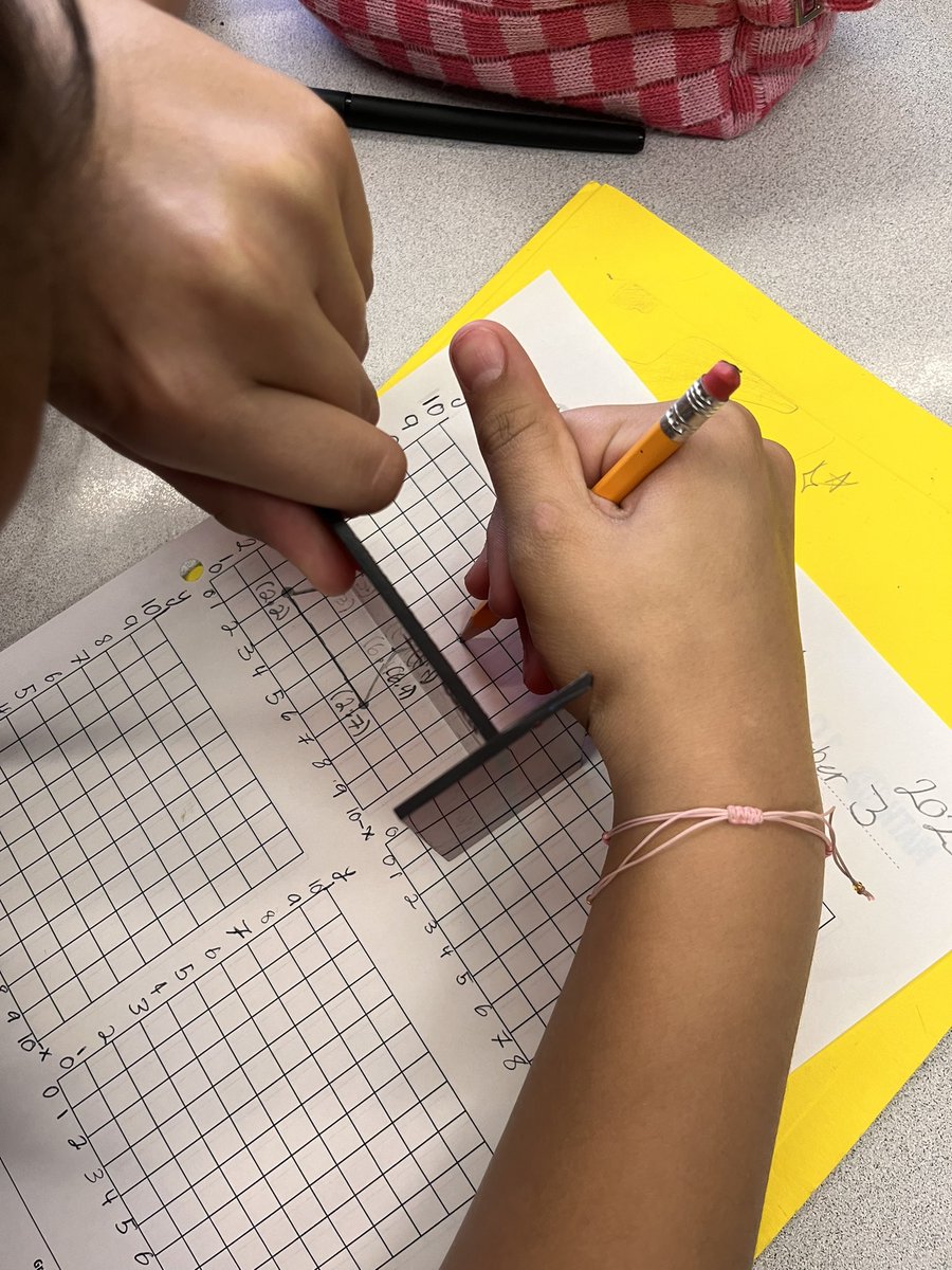 We can identify, perform, and describe properties of reflections on a grid. ✅ #striveforgreatness