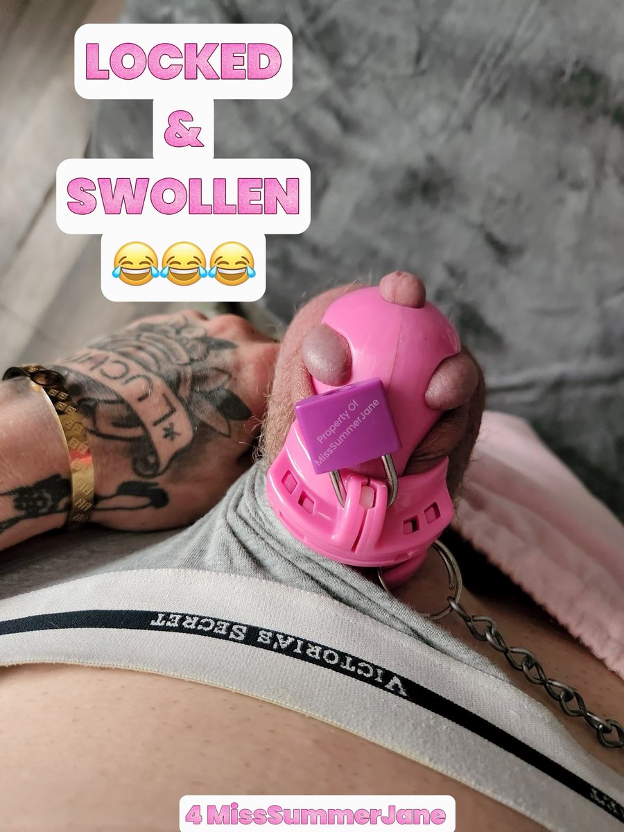 MissSummerJane's tweet photo. 😈🔥I LIKE TO KEEP BOYS &amp; SISSY GIRL LOCKED &amp; SWOLLEN🔒🔒🔒

 💕 https://t.co/iwumgsk3ZX https://t.co/zb2HgGX1MS