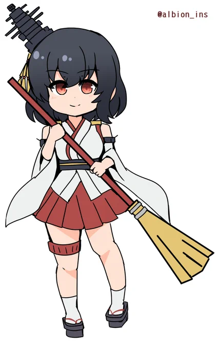 山城_休日modeです! 1h30m  #艦これ版深夜の真剣お絵描き60分一本勝負 #艦これ版真剣お絵描き60分一本勝負_20231103