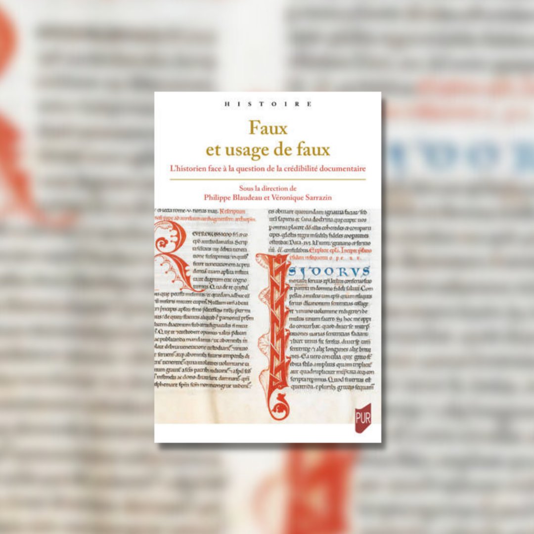 PUReditions's tweet photo. #EnLibrairie
"Faux et usage de faux - L’Historien face à la question de la crédibilité documentaire" dirigé par Philippe Blaudeau et Véronique Sarrazin de @TEMOS_histoire .
Avec le soutien de @UnivAngers .
👉https://t.co/22nhQSyQFM https://t.co/nHHfXX1b74