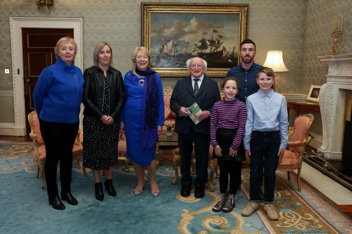 PresidentIRL's tweet image. President and Sabina Higgins yesterday hosted an afternoon tea reception at Áras an Uachtaráin for members of communities from around the country