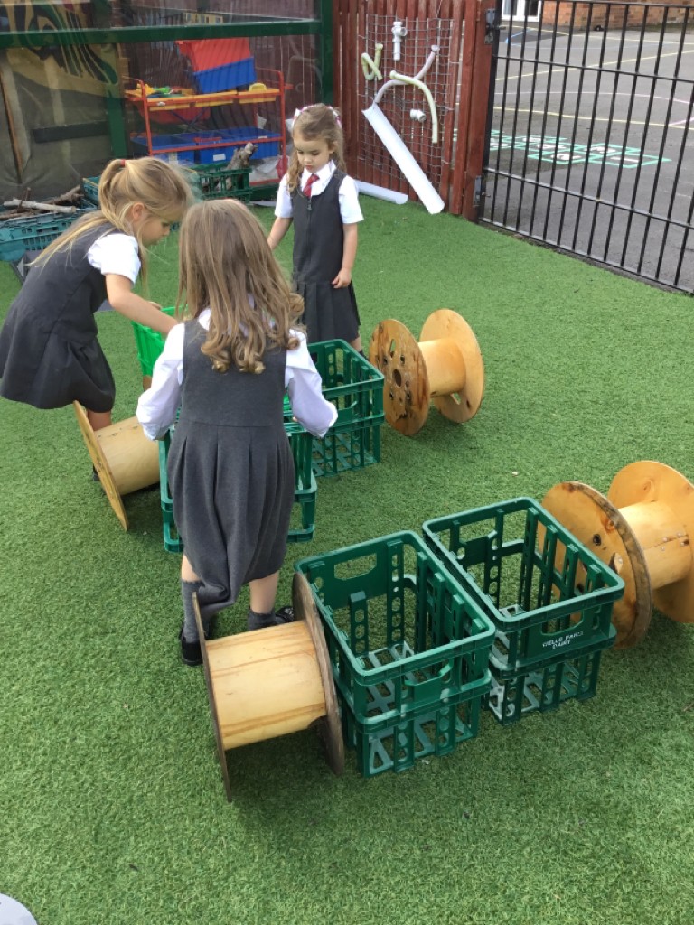 ChurchEatonPS's tweet photo. Class 1 made a car. They worked together to build it. Adding crates, wooden wheels and a steering wheel. They each took it in turns to have a go at driving. #class1 #DT #PHSE #maths https://t.co/tiHpVdRJmj