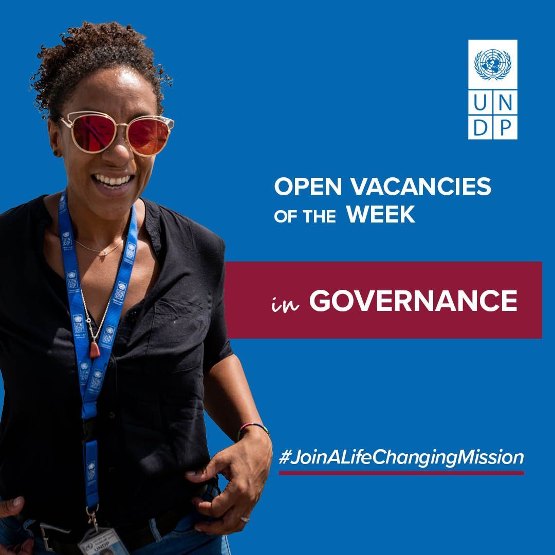 ☑ 28 positions are now open at @UNDP in the field of Governance. Check the opportunities for international, local and remote personnel. 💼 This week’s vacancies: buff.ly/47jvQxY Want to know about contract modalities at UNDP? ➡ buff.ly/3FKkEhZ #UNDPCareers