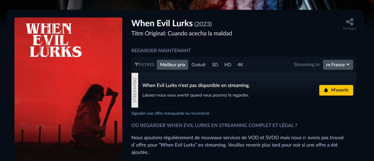 sebsokk's tweet photo. @globtopus Hummm... Ca se regarde où ? Je ne le trouve ni en DVD ni en streaming :( Et Shudder pas dispo en France (matter en VO Non ST n'est pas un souci pour moi !).
Merci ! https://t.co/oDGETs2c1f