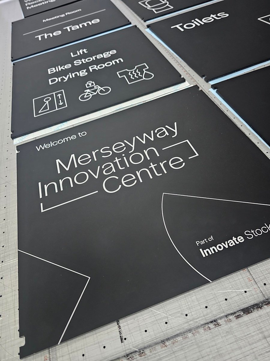 Innovate_Stock's tweet photo. Sneak peek alert! Today, we got a glimpse of the magic happening in the manufacturing process for our amazing signage designs. 😍
#StockportCouncil #innovatestockport #oxfordinnovation #businessgrowth #stockport #merseyway https://t.co/cukidpRQCH
