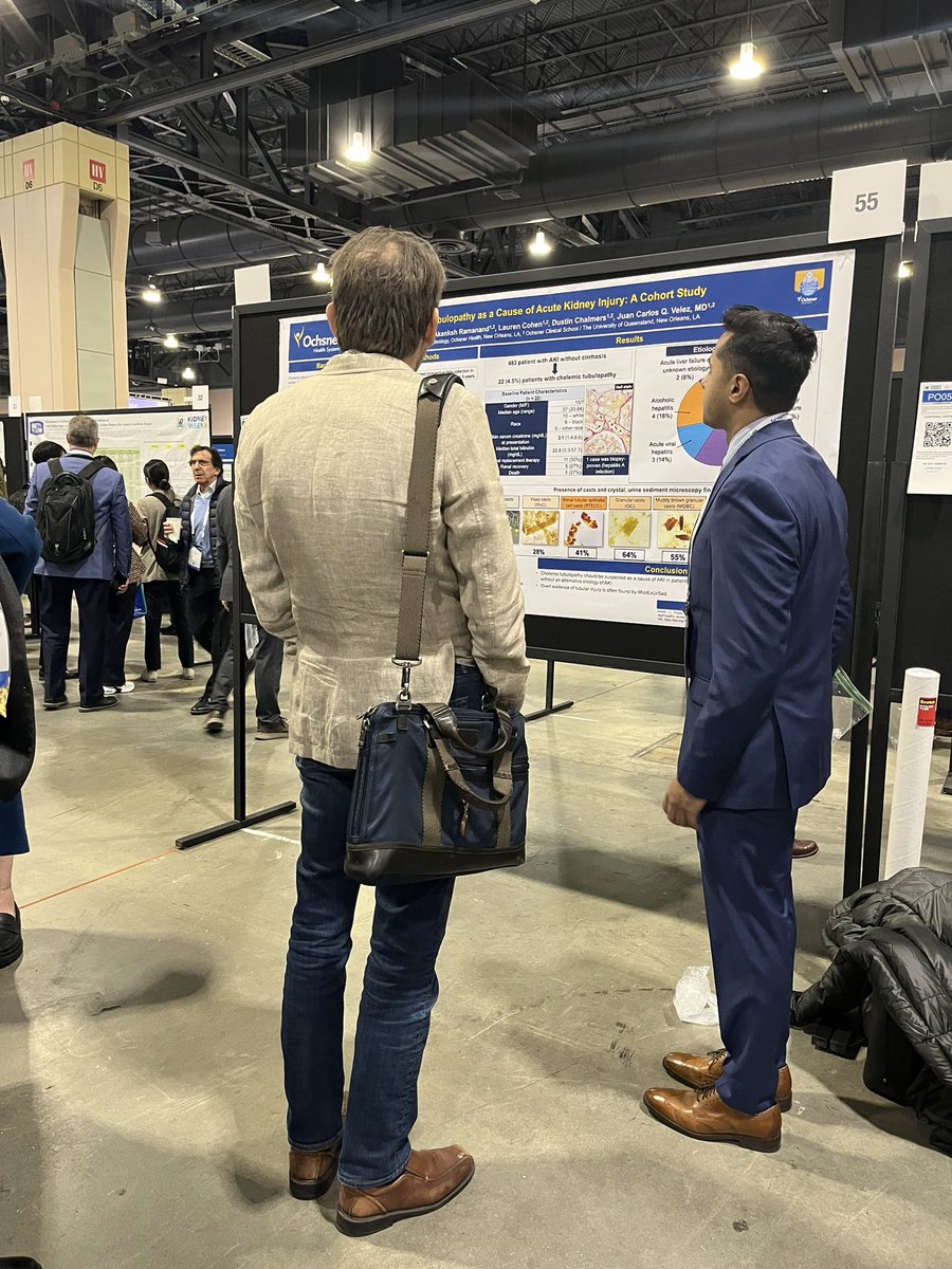 dani_nephron's tweet photo. Can’t forget @RamanandAkanksh with his and @vipvargh, @dustychalms, and @VelezNephHepato’s poster yesterday @OchsnerNephro #KidneyWk https://t.co/ZHJ2vaCXKy