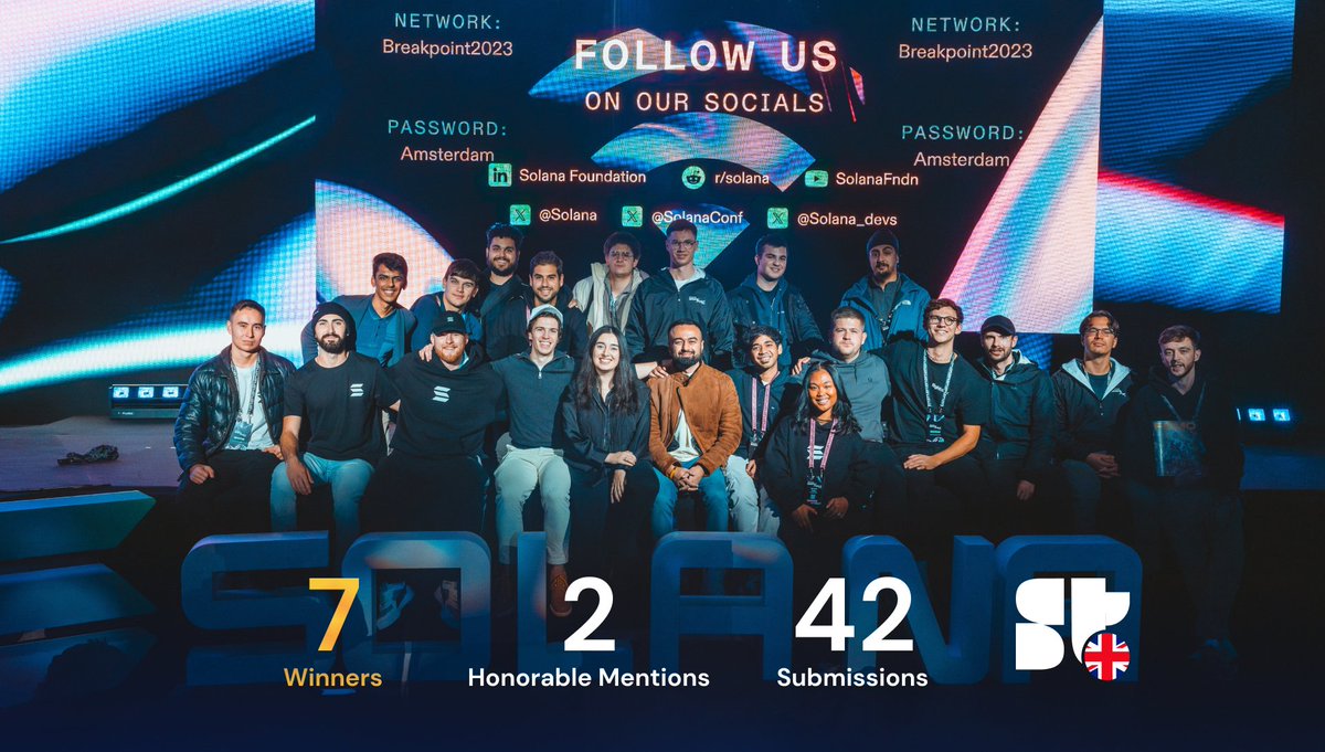 namanc19's tweet image. UK repping strong at #HyperdriveHackathon and @SolanaConf 💪