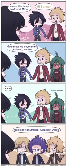Aizawa's influence runs deep unfortunately #bnha (OC belongs to @vegeebs )