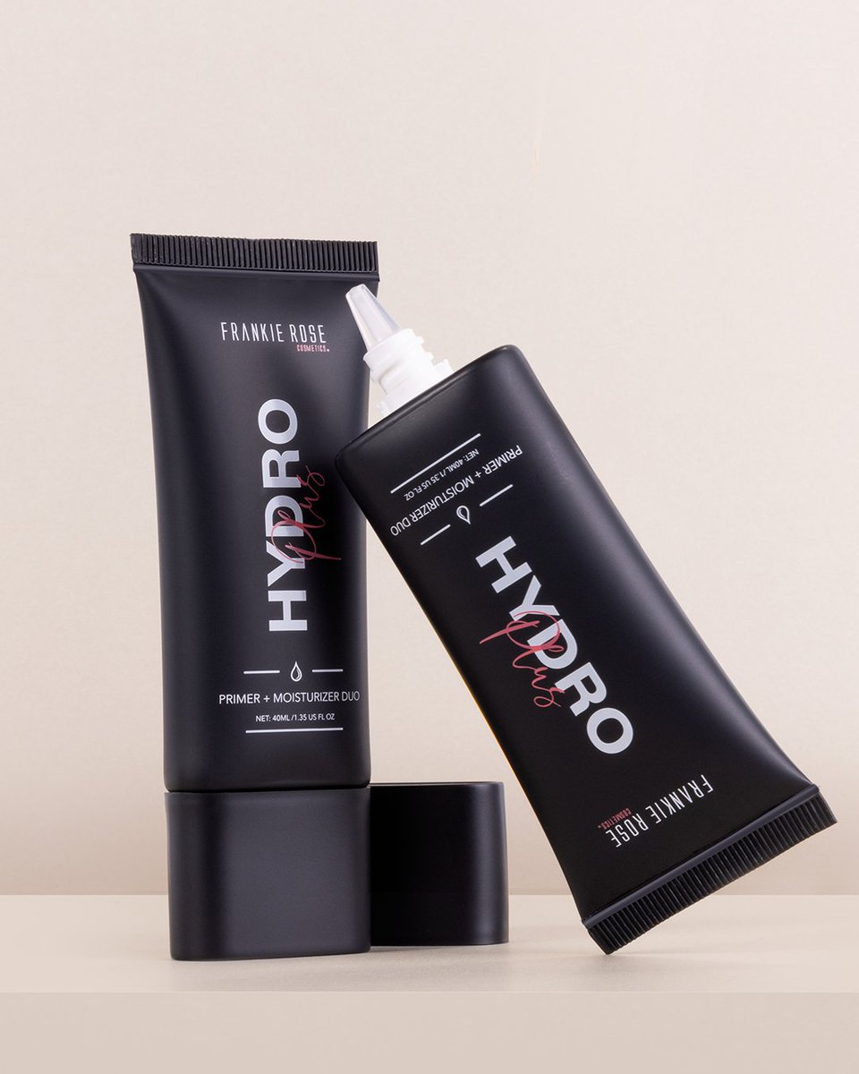Meet Hydro Plus Primer ❤️ Combining primer with moisturizer,  infused with Aloe, formulated for all skin types, hypoallergenic and non-comedogenic 

Available now in <a href="/Lesdomakeup/">Les</a> by Frankie Rose Cosmetics Deluxe ✨ Use code LES2023 at checkout!