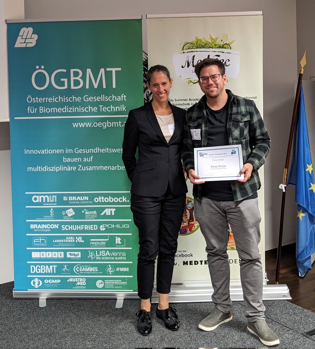 hceresearch's tweet photo. Congrats to @daniel_ziesel for winning the award for the best PhD thesis @OEGBMT! https://t.co/ikHrJKqHuE