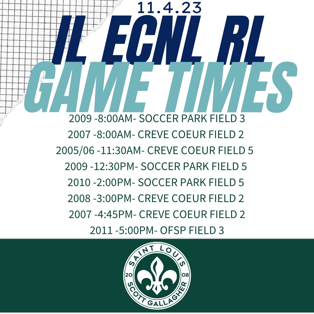 slsgilgirls's tweet photo. We are back in action this weekend in the @SLSGtournaments Fall showcase. Here’s our schedule for the weekend #slsgnation https://t.co/4Itztu5SHi