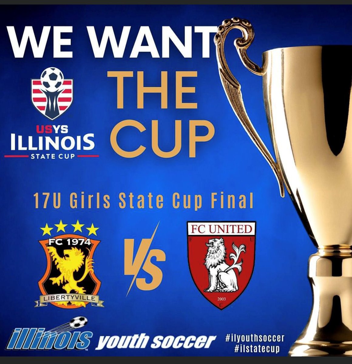 Been working all season for this!!  Lets GOOOO!!  #wewantthecup #weare74 <a href="/NationalLeague/">National League</a> <a href="/FC1974GLSA/">GLSA FC 1974 Libertyville</a> <a href="/CoachBMancill/">Bryan Mancill</a> @imyouthsoccer @imcollegesoccer <a href="/TheSoccerWire/">SoccerWire</a> <a href="/JohannaMSoccer/">Johanna Machado</a> <a href="/RainaSoccer/">Raina Schmitt</a> <a href="/AudreyAmyotGK07/">Audrey Amyot</a> <a href="/soccermegtrob/">Meg Trob</a> <a href="/dahlia_r14/">Dahlia Rodriguez</a> <a href="/shannonphips/">Shannon Phillips</a> <a href="/madelineel12/">Madeline Lewis</a> <a href="/annaegeorge/">Anna George</a>