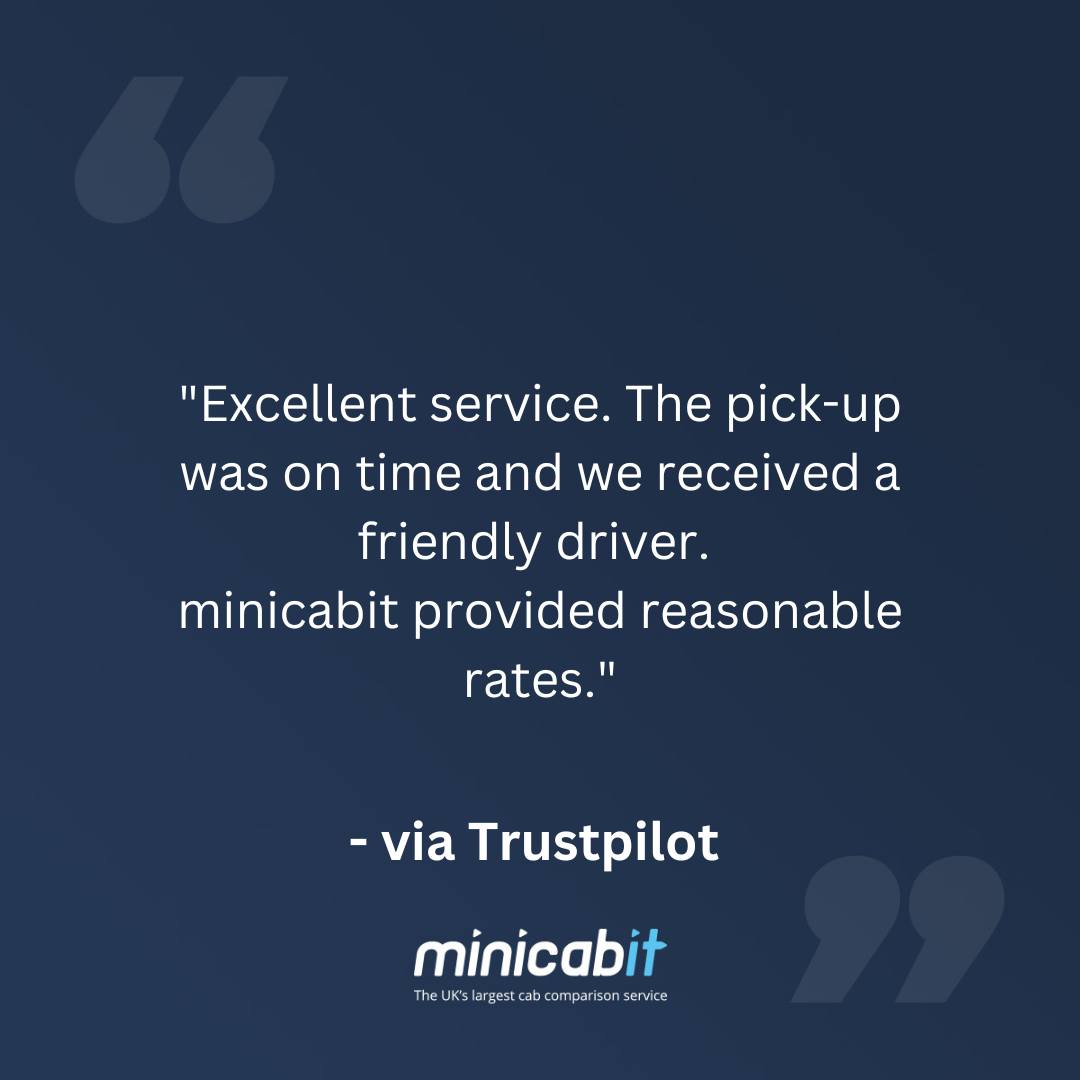 That #FridayFeeling when we read such glowing feedback! Thank you for riding with minicabit and for sharing your experience. Onward and upward! 🌟🚖 Book a ride: minicabit.com/taxi-booking-a… #CustomerReview #Trustpilot #minicabit
