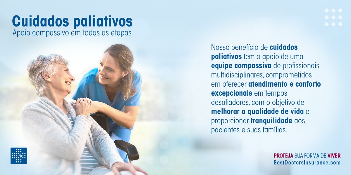 Cuidados paliativos
Atención compasiva en todo momento

Palliative Care
Compassionate support at every step

Cuidados paliativos
Apoio compassivo em todas as etapas

#bestdoctorsinsurance #bdi
