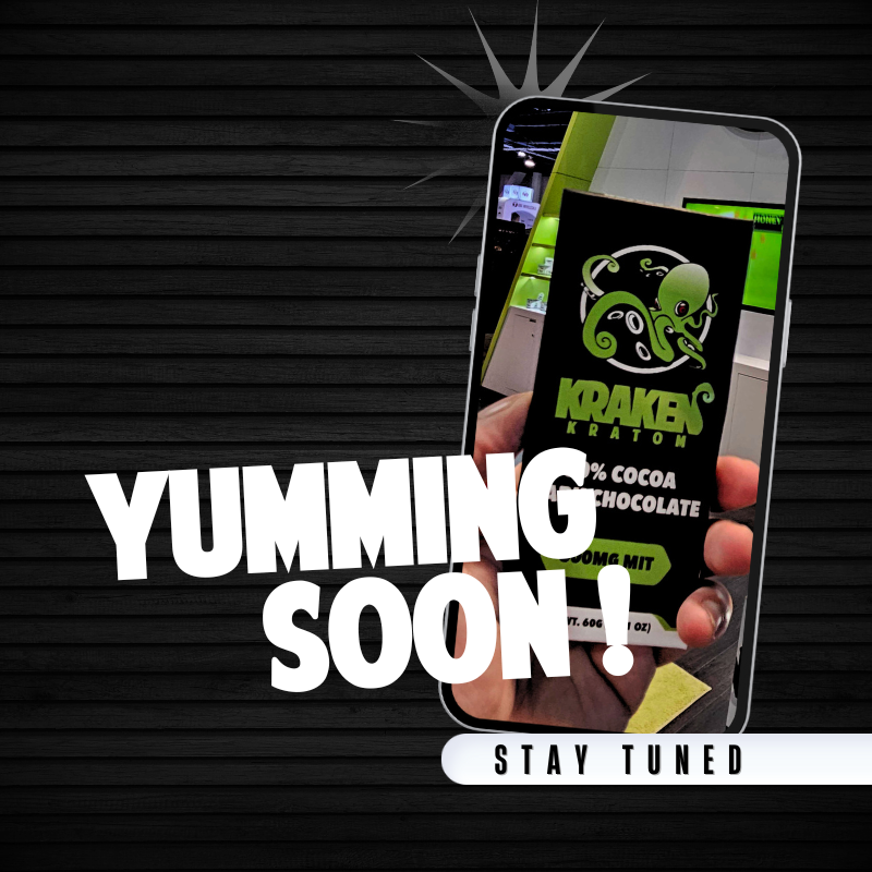 Get Ready For Something New....🍫😉

Kratom lovers, get ready to indulge your taste buds - yes we said TASTE BUDS - with our newest product, coming soon!  🔥🎉

While you wait...get 15% OFF your entire order with coupon code 'ALMOSTHERE'. 

krakenkratom.com