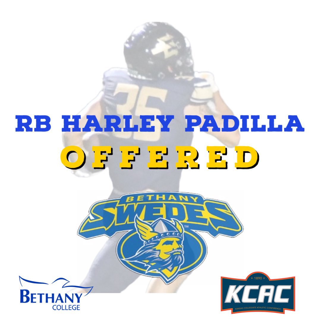 After a great conversation with <a href="/vincentgrigsby/">Coach Grigsby</a> I would like to say I have received to a scholarship offer to Bethany College!!
<a href="/CoachPinasco/">Coach Pinasco</a> <a href="/TheBlueDevilsfb/">Blue Devil Football</a> <a href="/CoachBorba/">Frank Borba</a> <a href="/nickrae/">Nick</a> <a href="/coachfranksolis/">coachFrank</a> <a href="/Denair_Football/">Denair Football</a> <a href="/JUCOFFrenzy/">JUCO Football Frenzy</a> <a href="/DRRJuCo_Cali/">DRRJuCo_Cali🐻</a> <a href="/Coach_Gerrard/">CoachG</a>