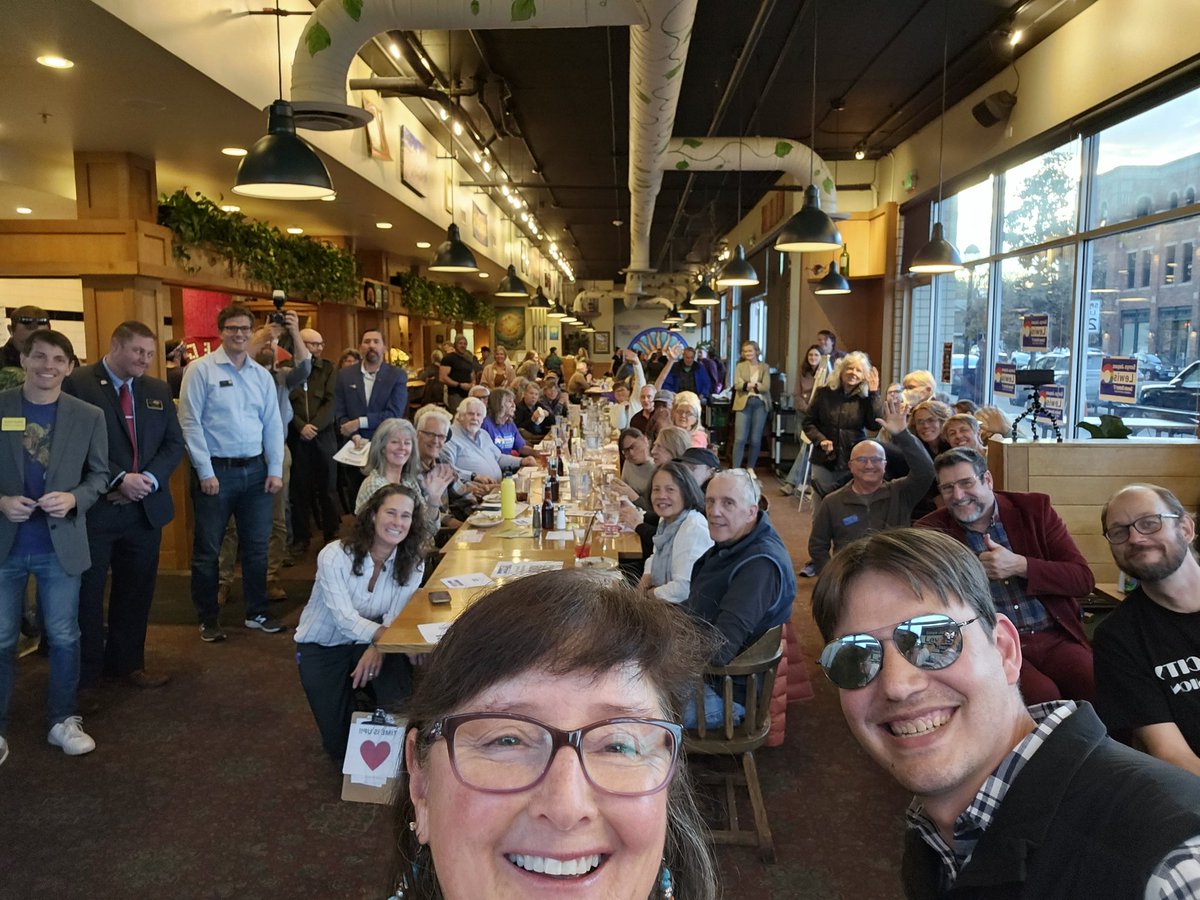 sonyajlewis's tweet photo. It's Official !    I'm running for Re-Election for #COSenate #SD17
#Longmont #LafayetteCO
#ErieCO  #vote2024
 My heart is overflowing with gratitude for >80 #Community folk who came. #Trust #Experience #Commitment matter. I'm asking your support 4 my #campaign 
#coleg #copolitics https://t.co/0mXRxHpwhf