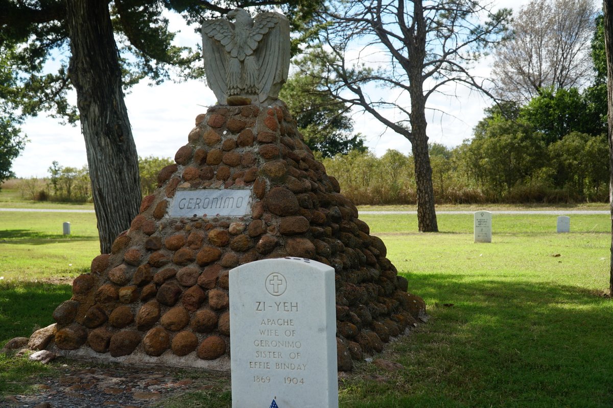GrandAdventRV's tweet photo. You have to get onto a military base to see this famous Native American's gravesite, but we'll bring you there in next week's #GrandAdventure - subscribe now! 
https://t.co/lil4dSOBMt

#RV #travel #rvlife #Oklahoma #rvliving #rvlifestyle #rvcamping #rvfulltime #fulltimerv  @TravelOK