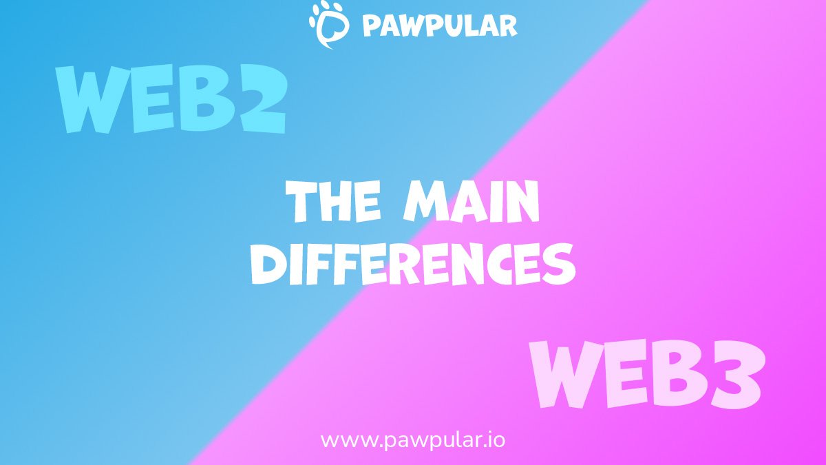 PawpularApp's tweet image. 🐾The Internet&apos;s progression through the years has given rise to a progressively interactive and socially connected Web 2.0. On the other hand, Web 3.0 is often hailed as a smarter and more decentralized iteration compared to its forebears.🐾

#Web3📷📷 #PetProjects…