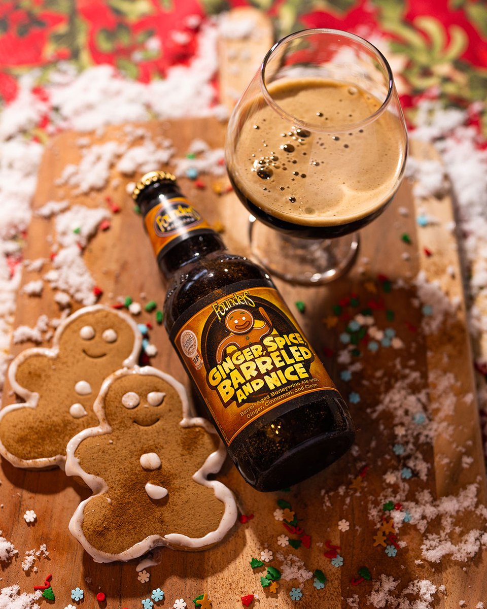 Ginger, Spice, Barreled and Nice is hitting the taproom today, available in 4-pack bottles and draft! Coming in at 12.8% ABV expect notes of ginger, cinnamon, nutmeg, oak and vanilla. It's nothing less than a bourbon barrel-aged holiday flavor explosion!