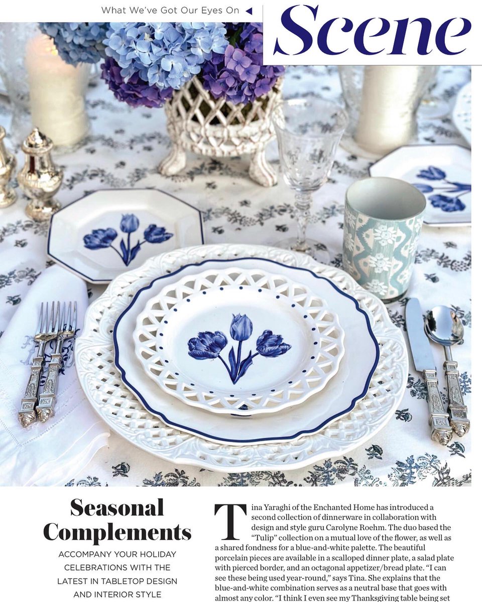 The most beautiful holiday issue Flower Magazine featuring enchantedhome.com it’s really a lovely magazine filled with great ideas #flowers #christmasdecor