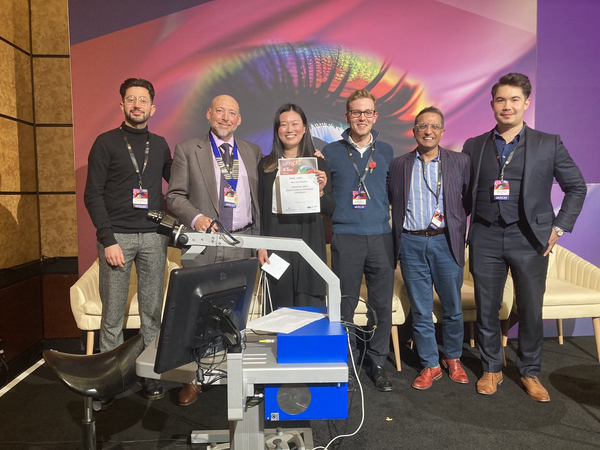 HS-UK was delighted to crown Anna Song the UKISCRS Eyesi Surgical Competition Champion 2023! We hope all those that entered enjoyed taking part, well done to all those who made it into the top 5 #HSUKevents #EyesiSurgicalChallenge #simulation #cataracts #UKISCRS @UKISCRS