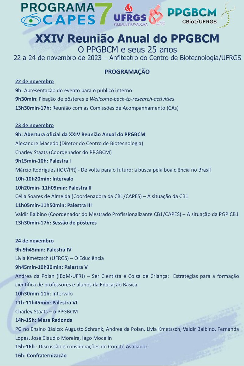 PPGBCM-UFRGS tweet media